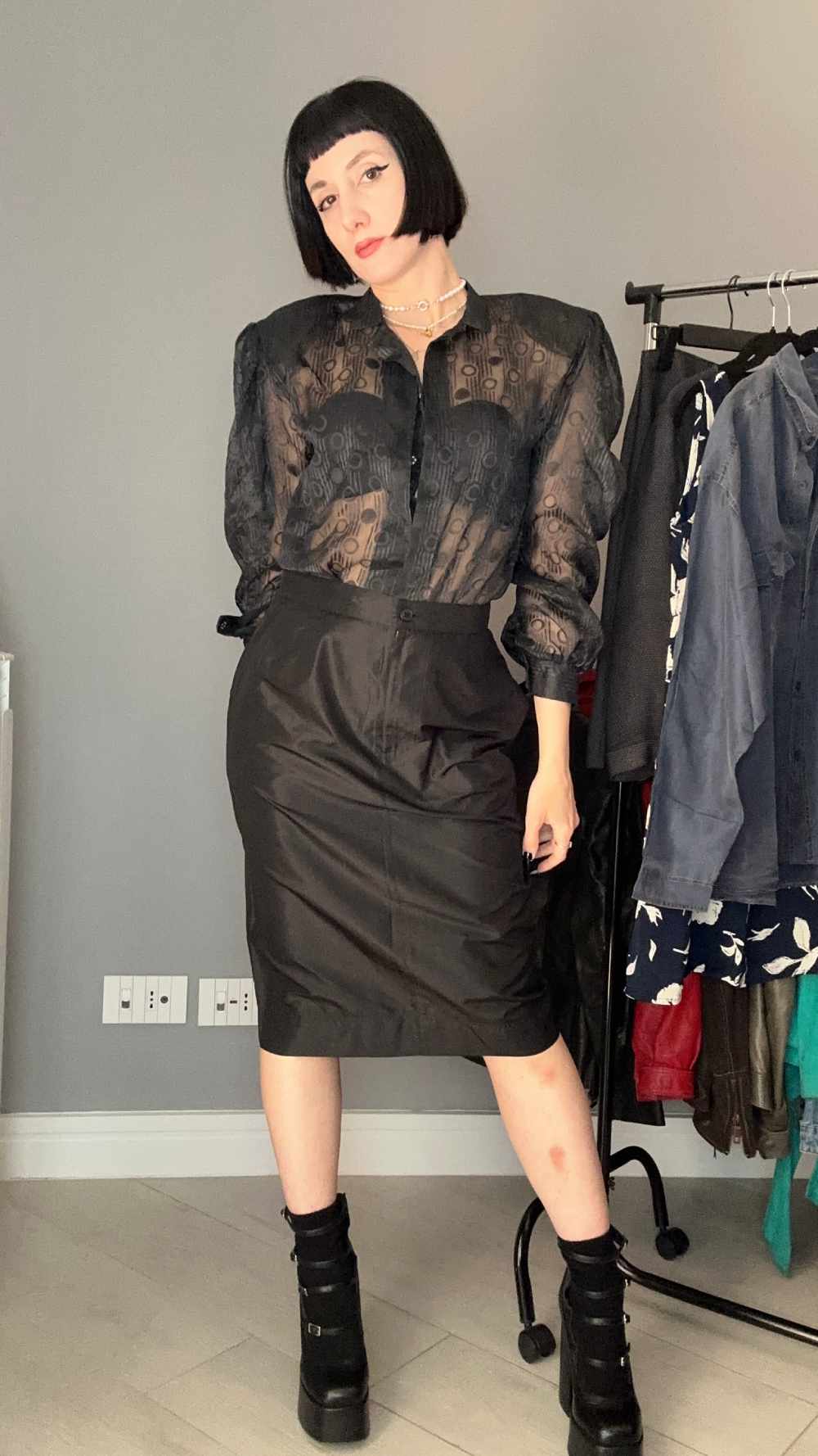Camicia dark elegance