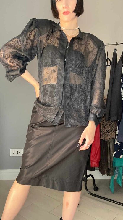 Camicia dark elegance