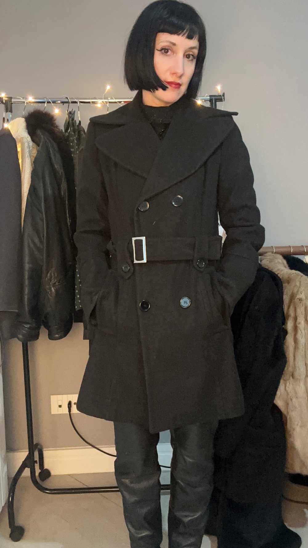 Cappottino con cintura