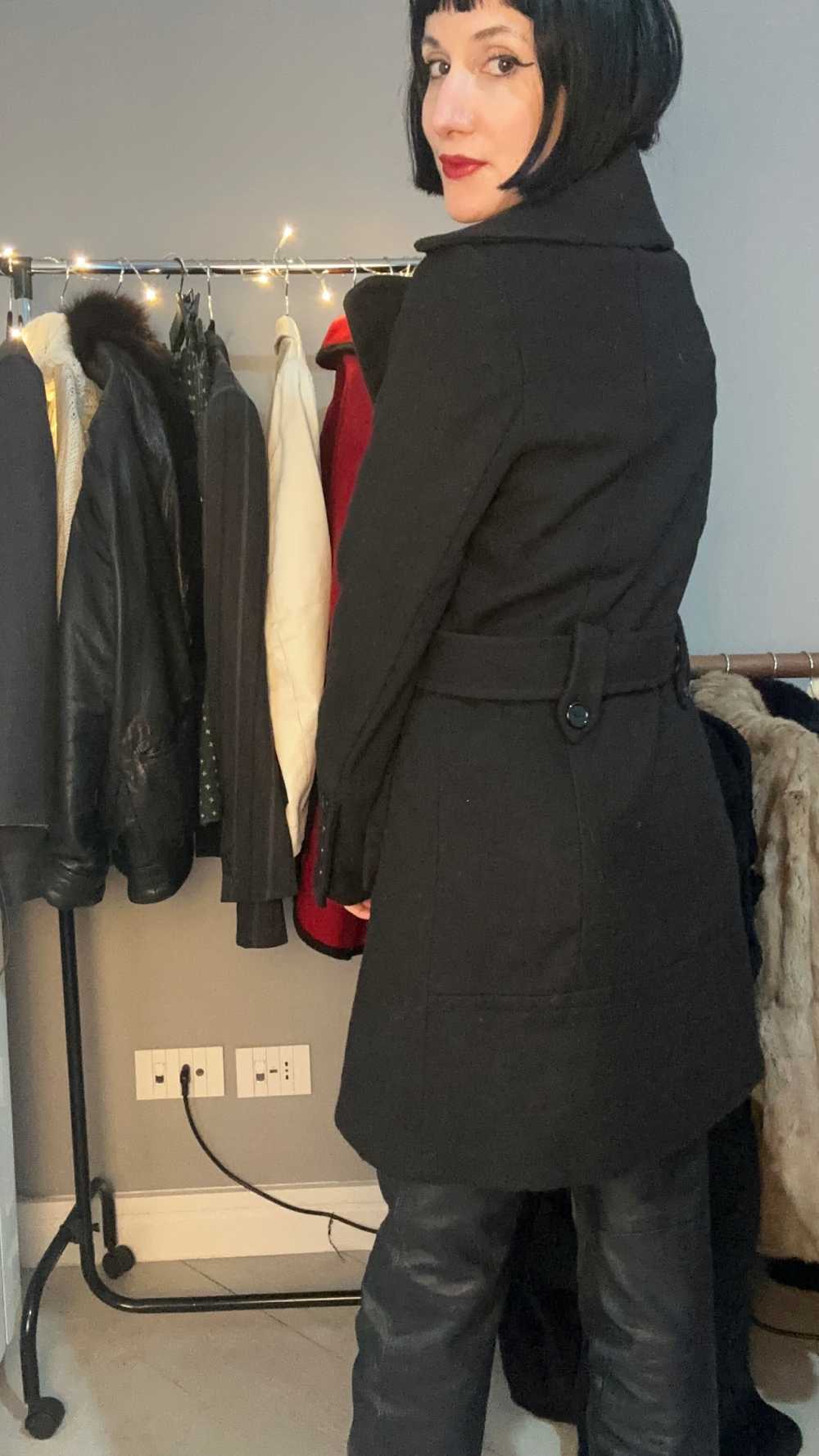 Cappottino con cintura