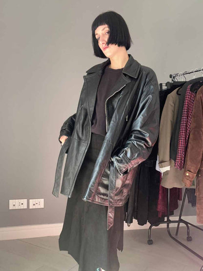 Chiodo vera pelle anni 80