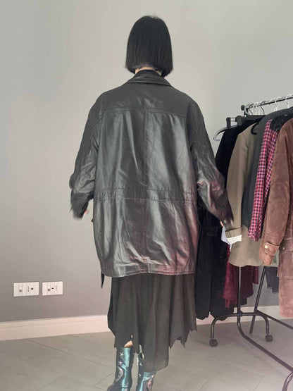 Chiodo vera pelle anni 80