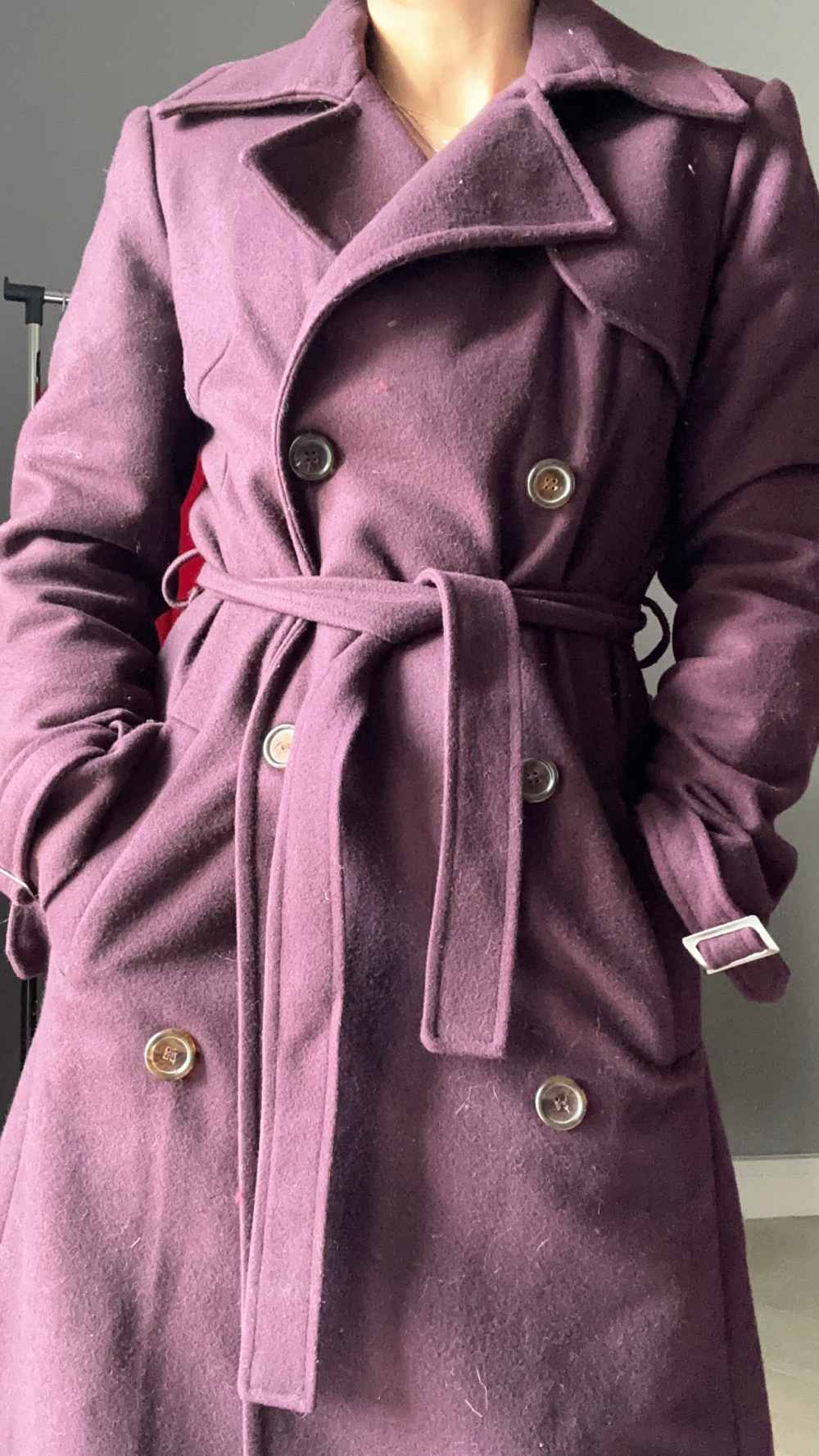 Cappotto viola