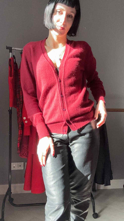Cardigan bordeaux