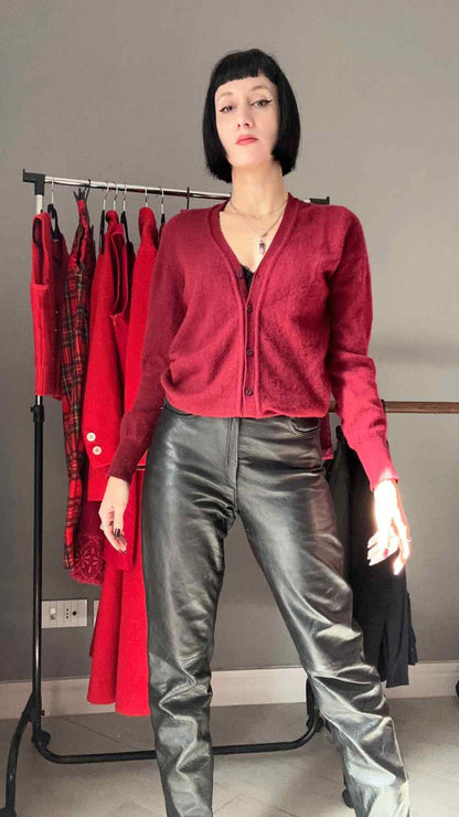 Cardigan bordeaux