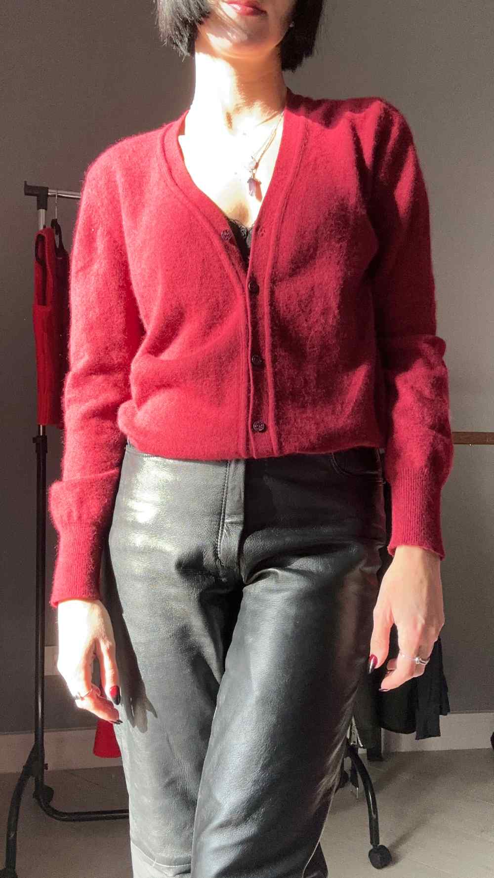 Cardigan bordeaux