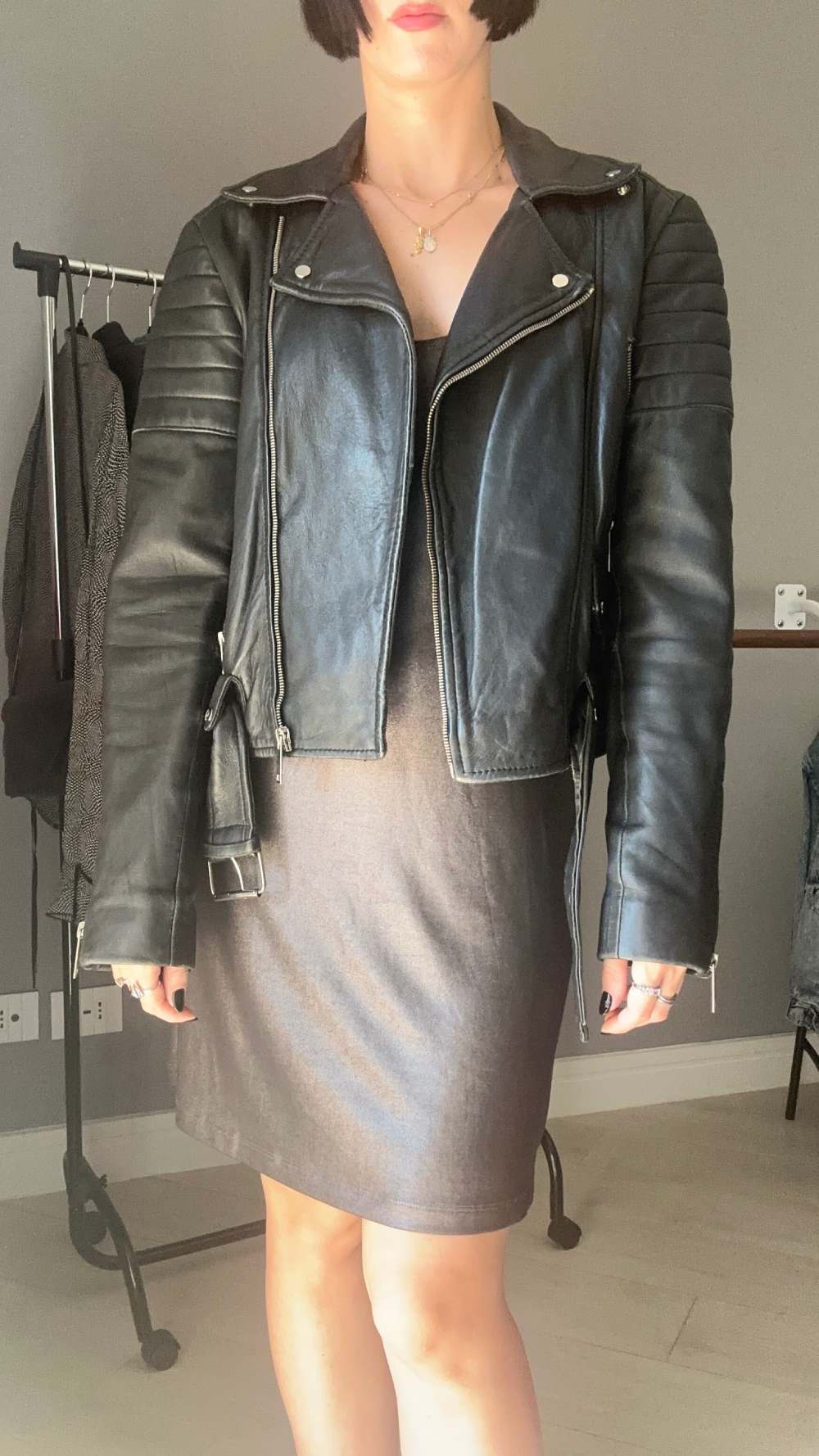 Chiodo piccolo vera pelle