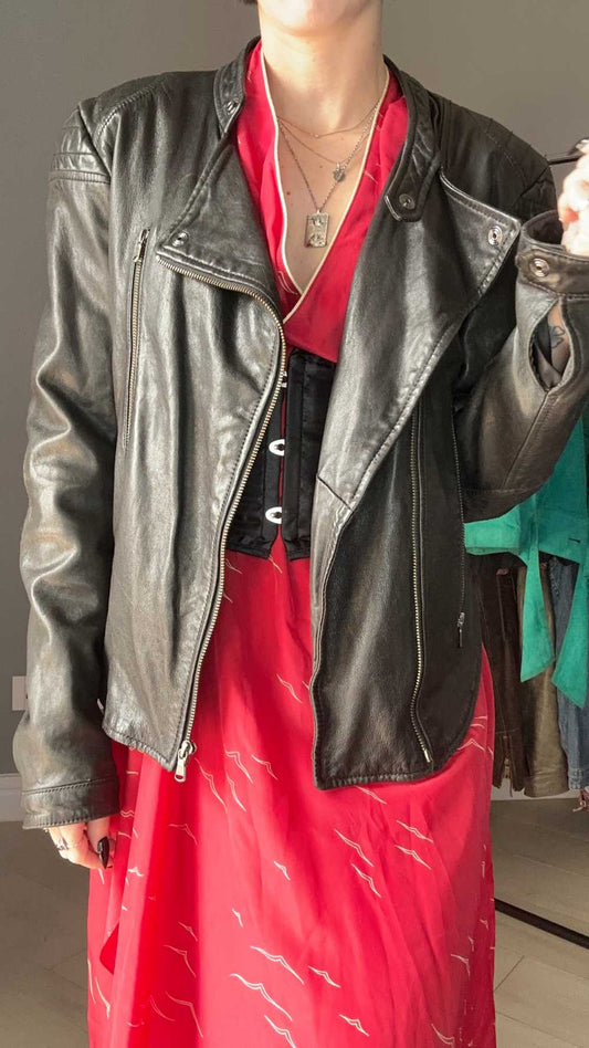 Chiodo di pelle Diesel