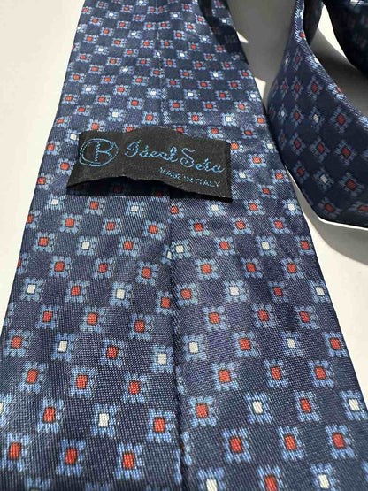 Cravatta seta azzurra