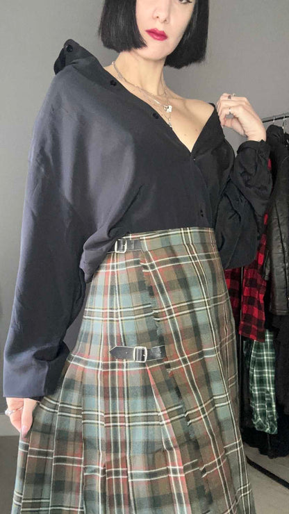 Kilt blu colomba