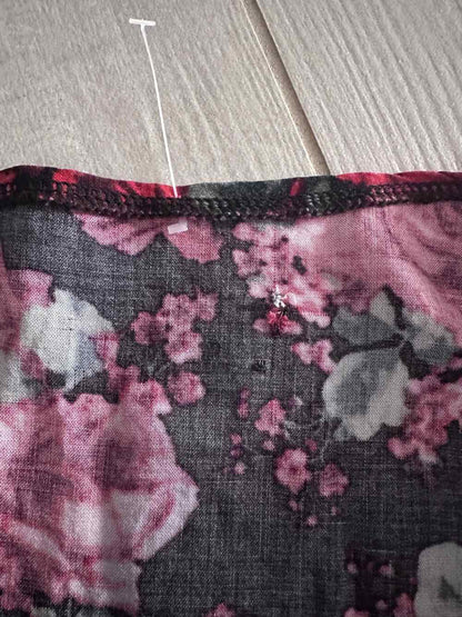 Abito corto con rose