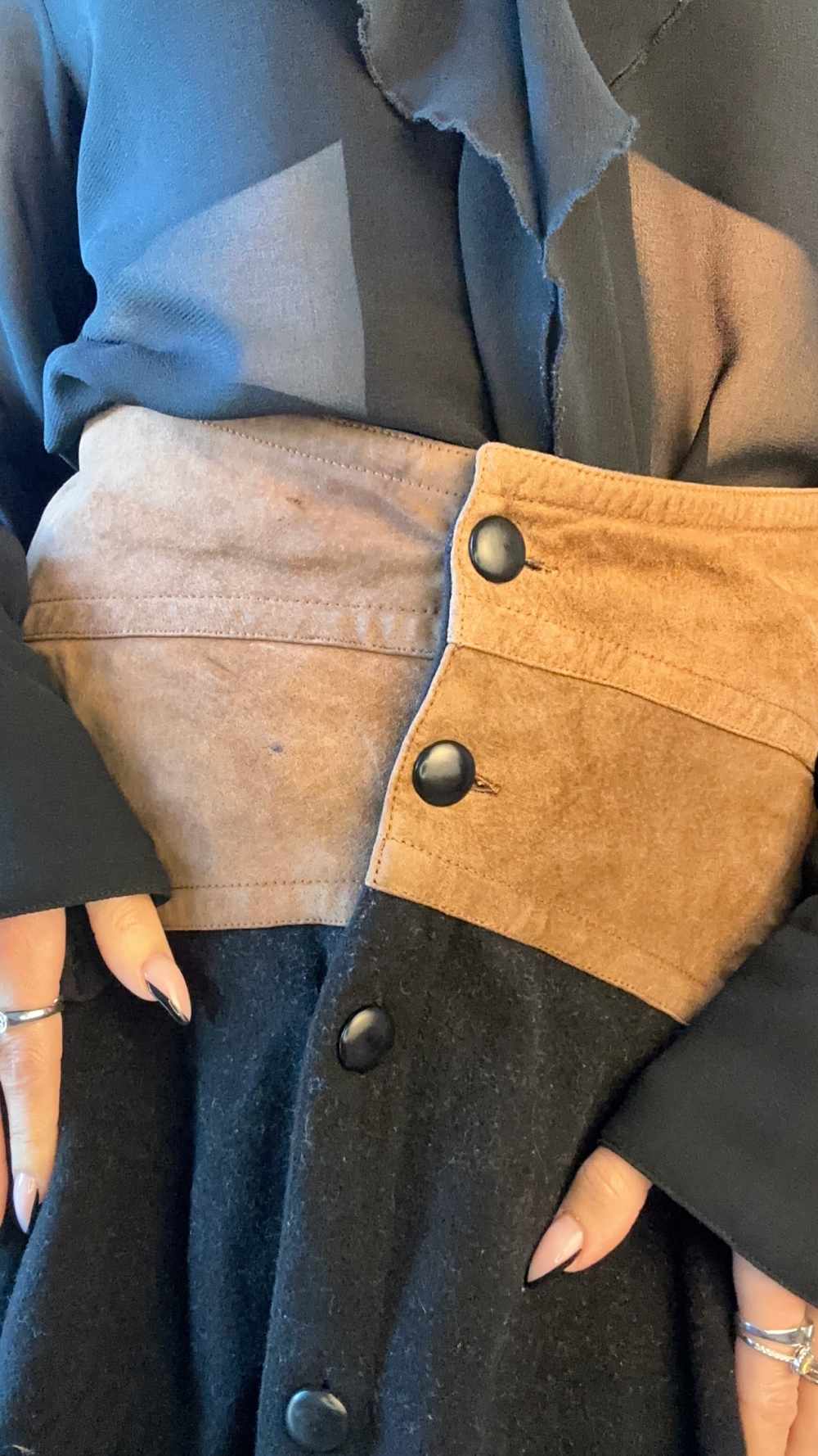 Gonna a ruota in lana