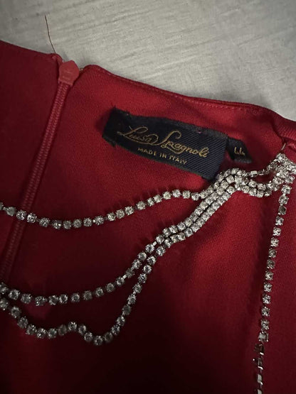 Abito rosso Luisa Spagnoli