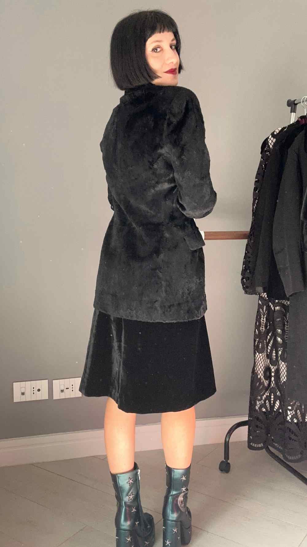 Giacca pelliccia sintetica