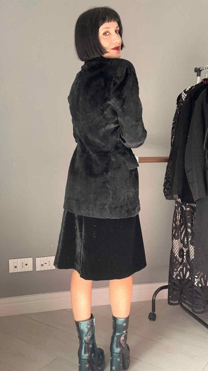 Giacca pelliccia sintetica