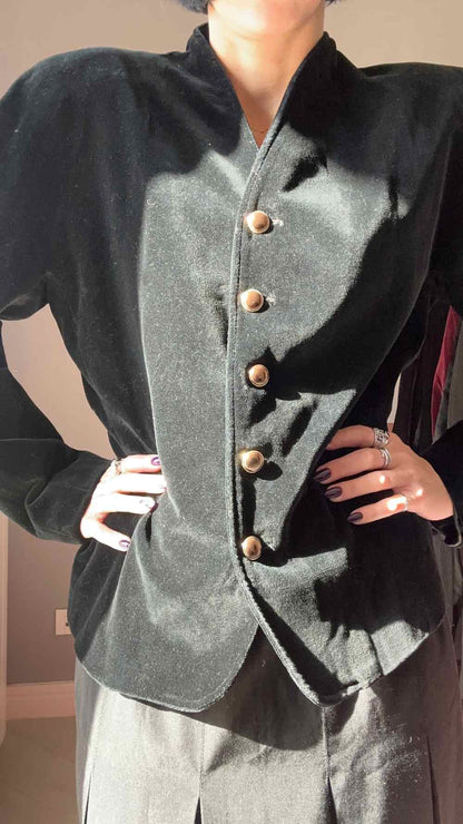 Giacca total velvet