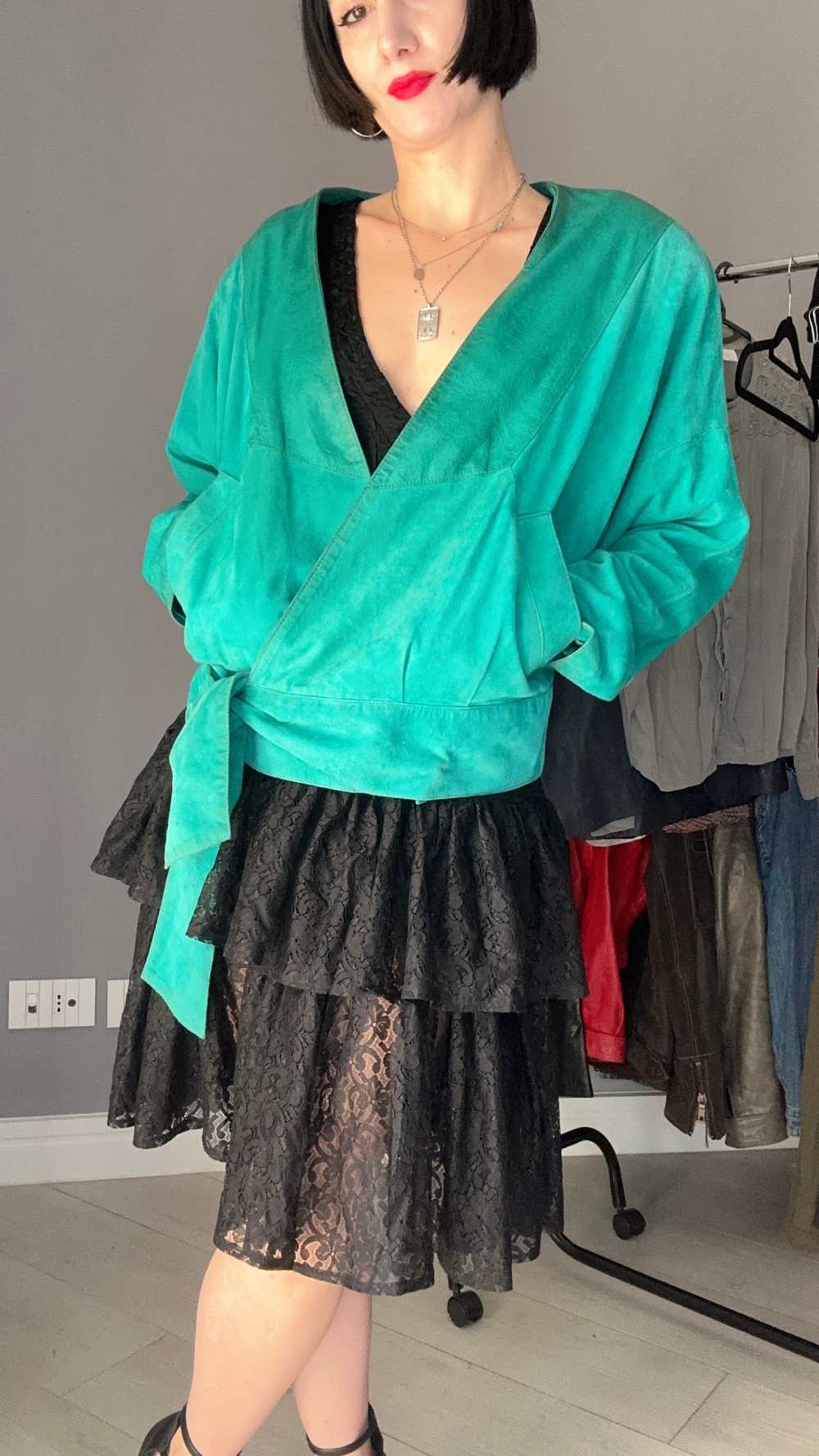 Giacca vera pelle Tiffany