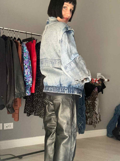 Giubbotto - smanicato denim