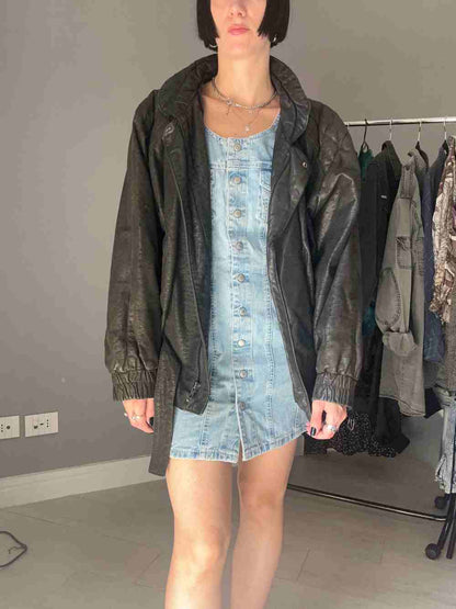 Giubbotto di pelle anni 80