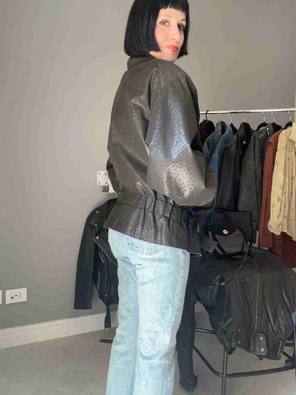 Giubbotto di pelle anni 80