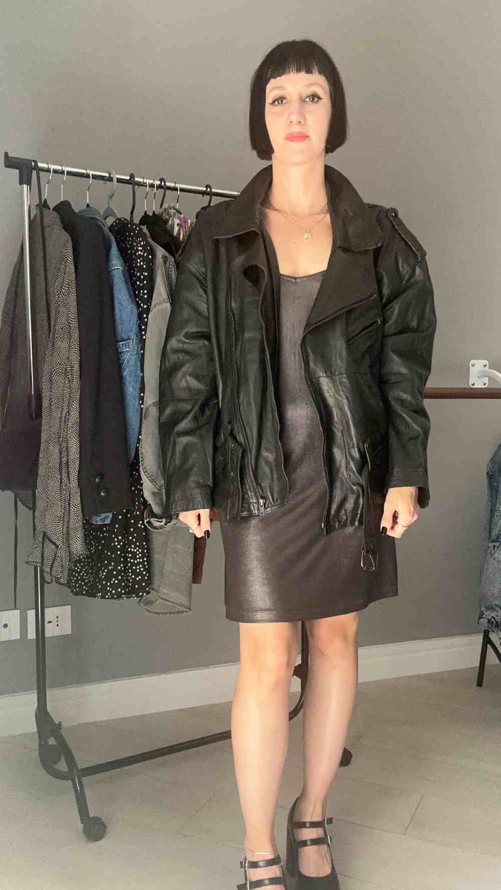 Chiodo di vera pelle anni 80