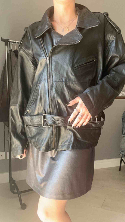 Chiodo di vera pelle anni 80