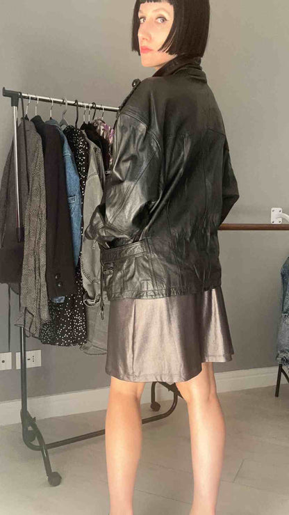 Chiodo di vera pelle anni 80