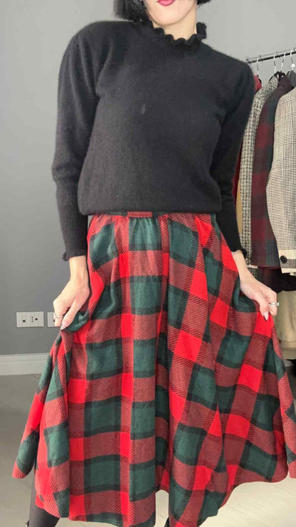 Gonna tartan a ruota