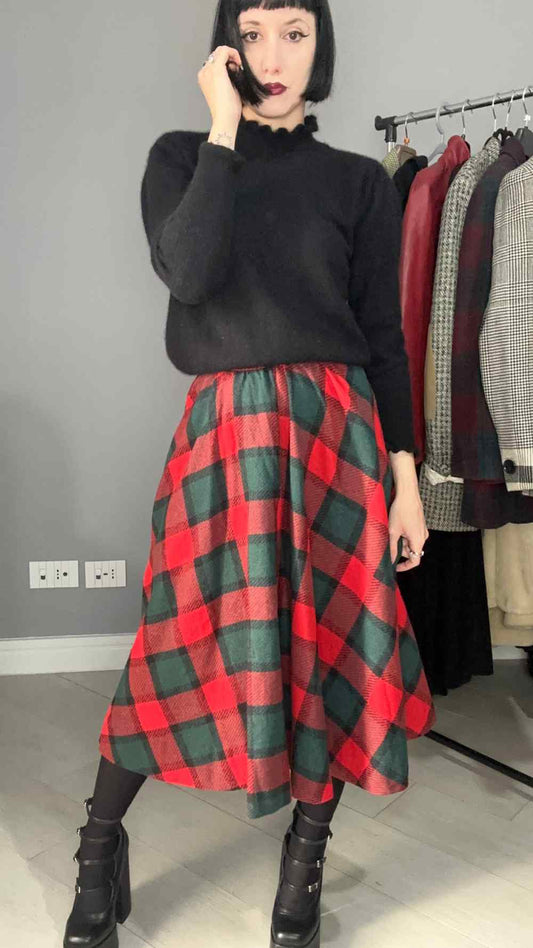 Gonna tartan a ruota