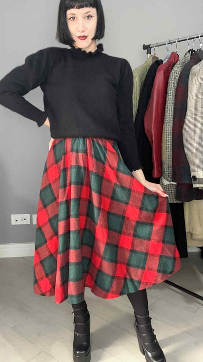 Gonna tartan a ruota