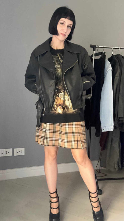 Gonna tartan sartoriale