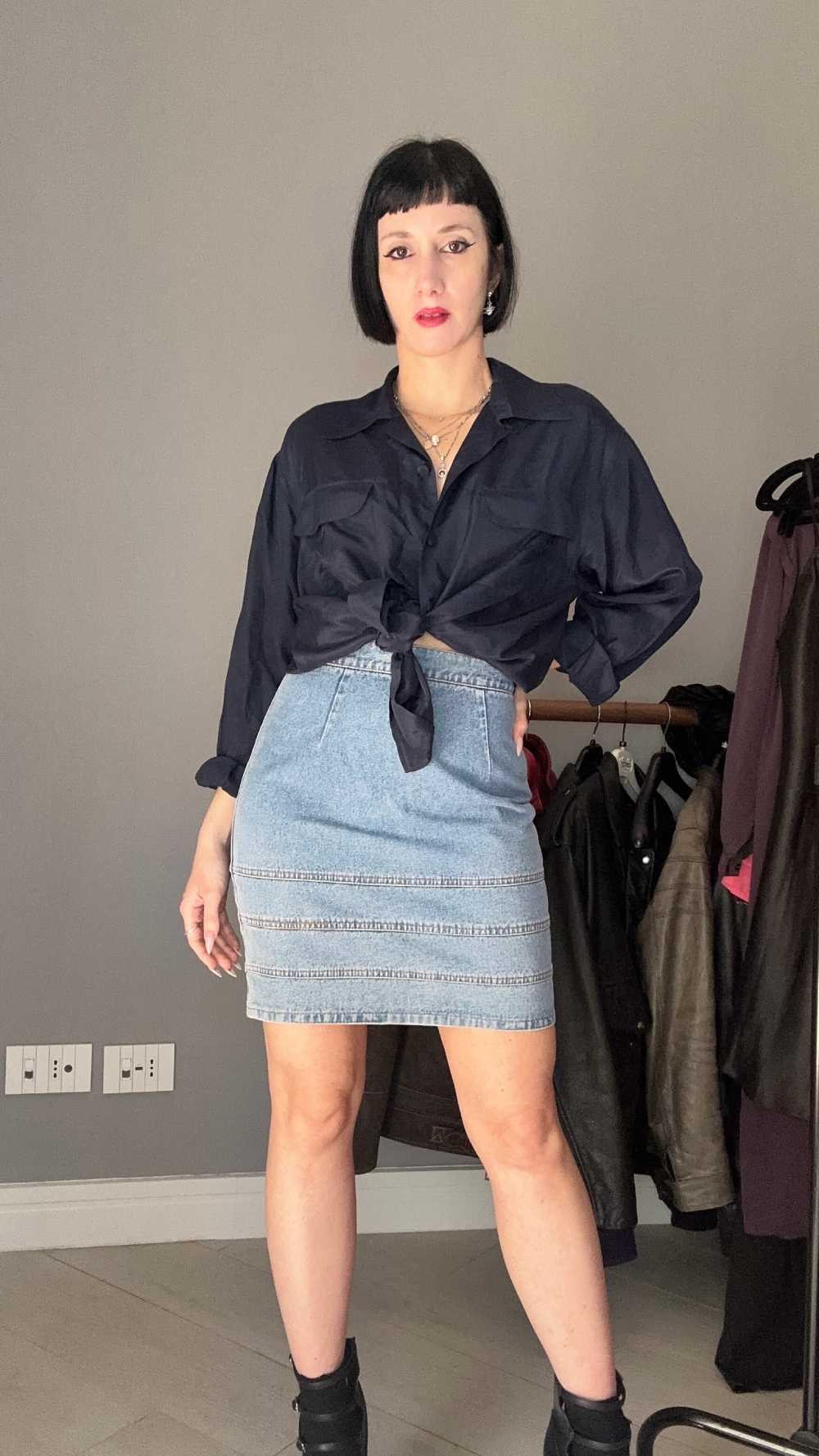 Gonna in denim