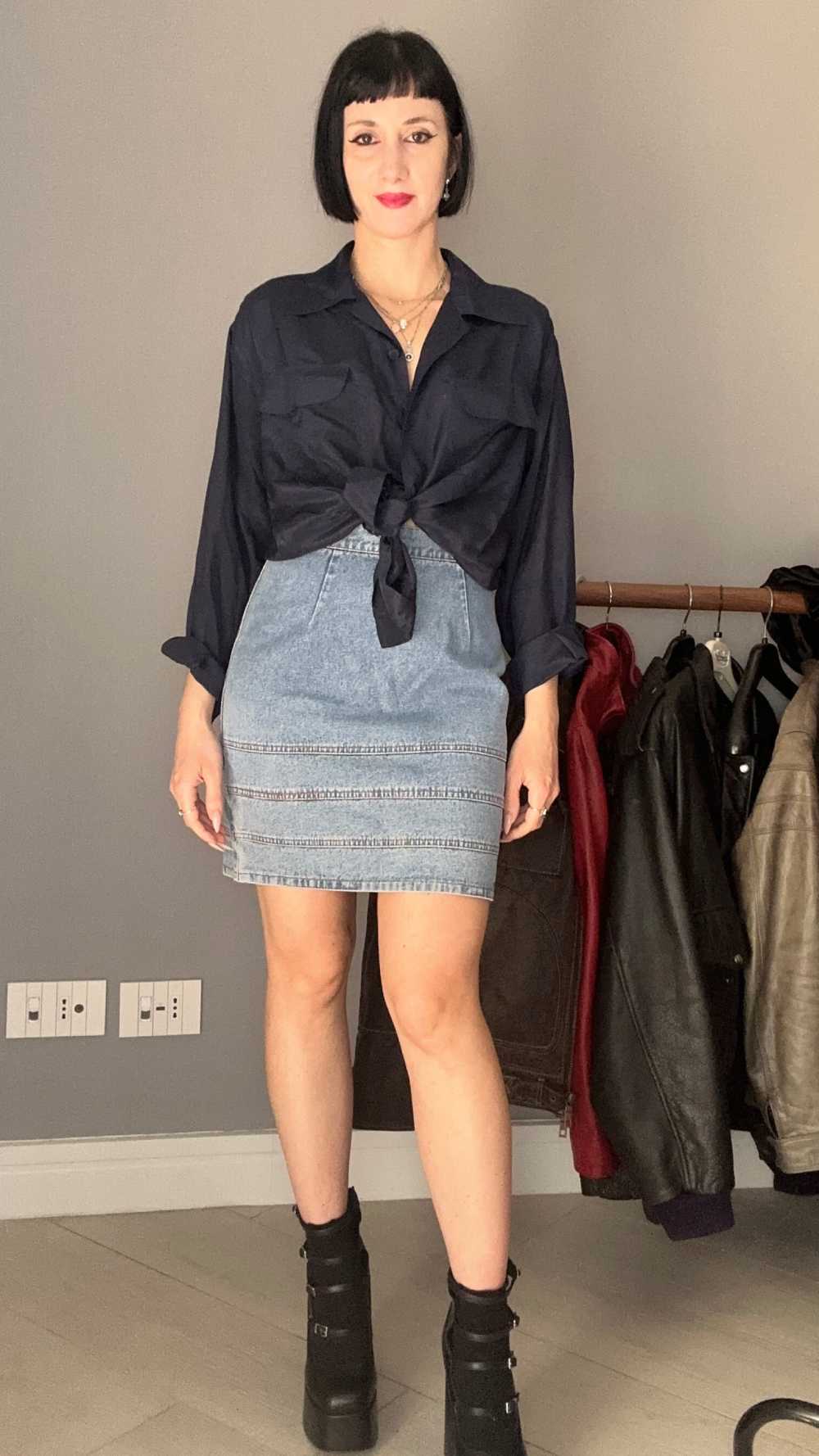 Gonna in denim