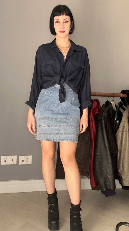 Gonna in denim