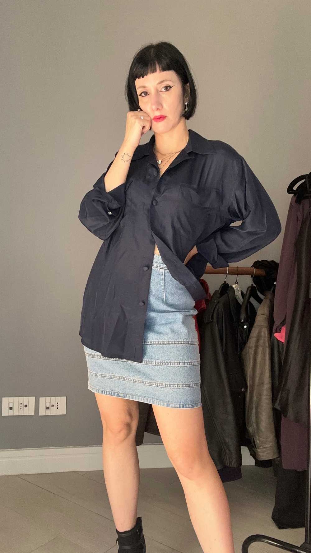 Gonna in denim