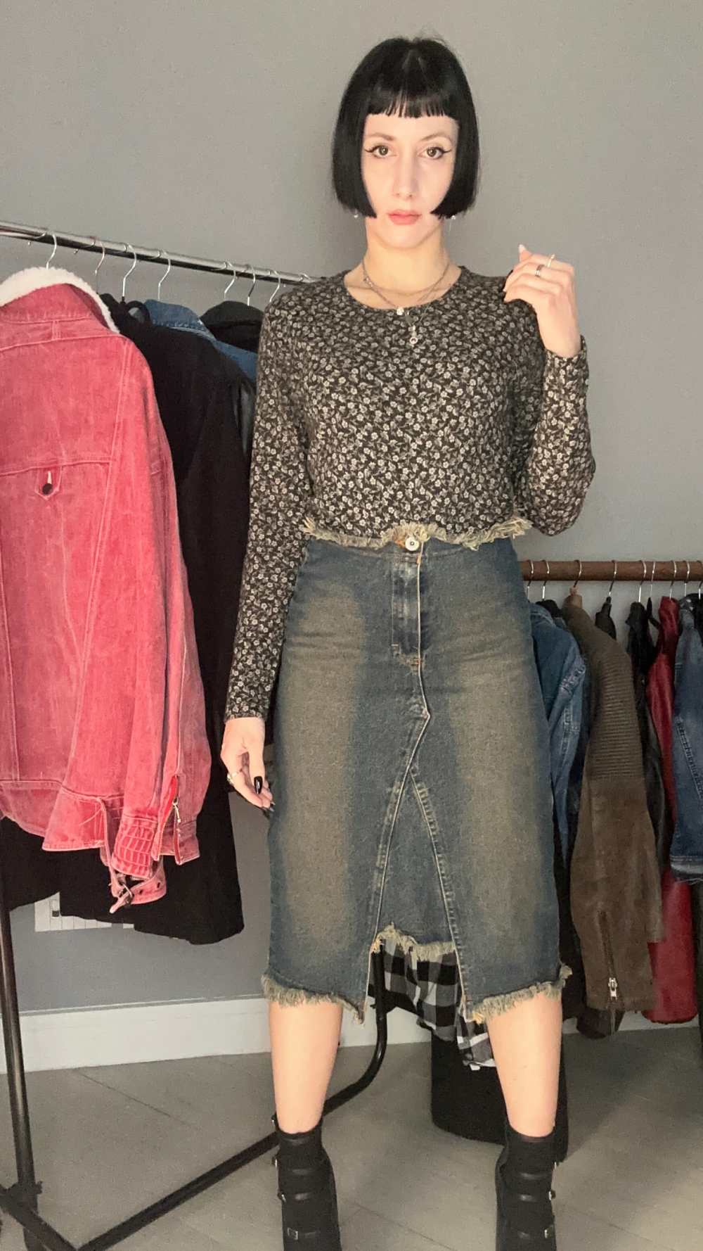 Gonna in denim