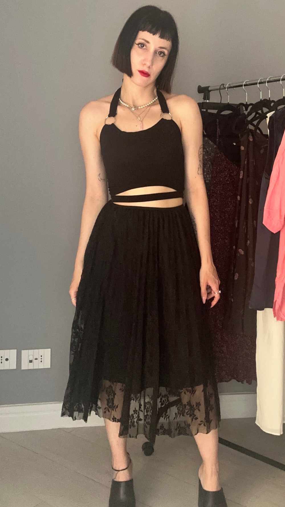 Gonna black lace