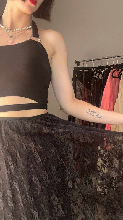 Gonna black lace