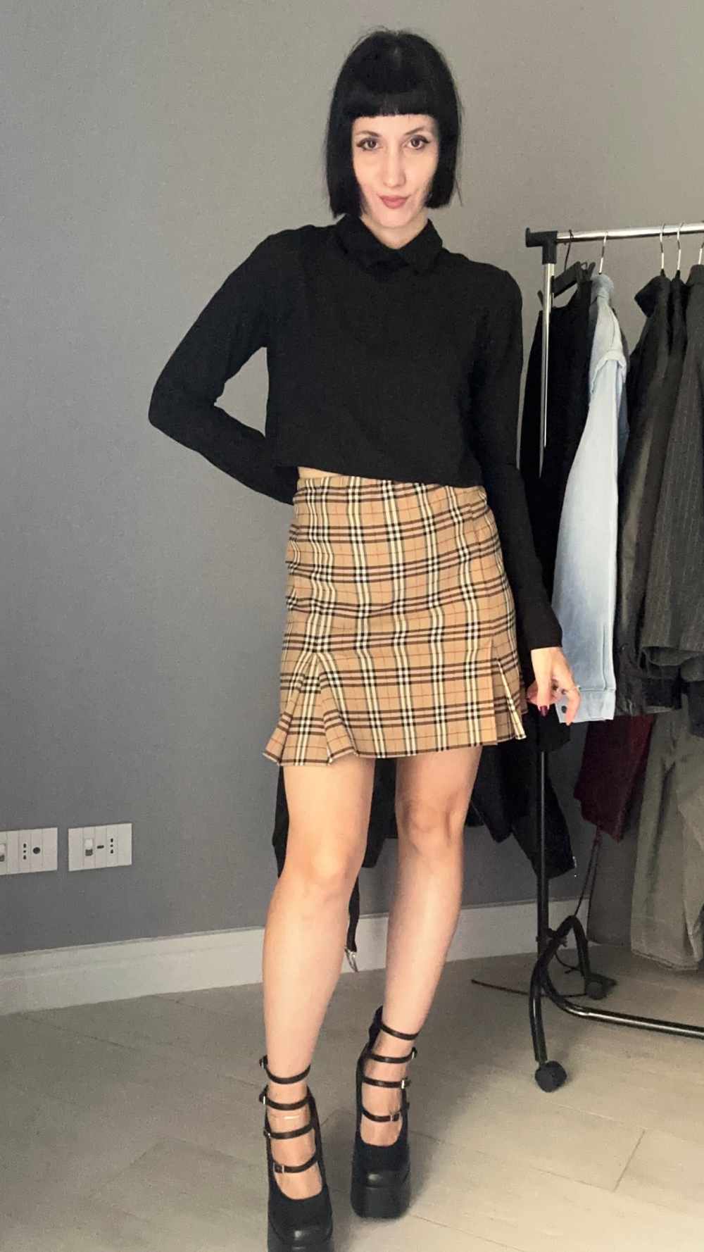 Gonna tartan sartoriale