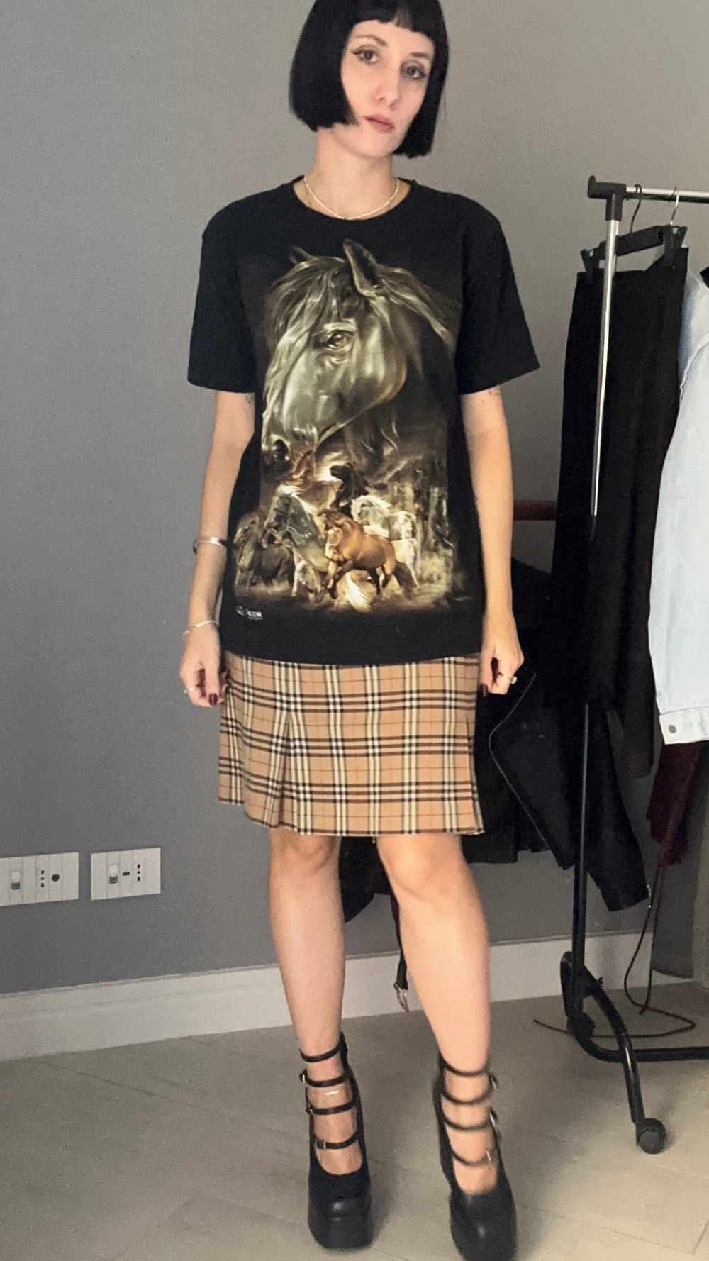 Gonna tartan sartoriale