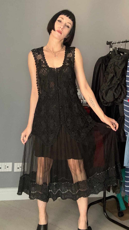Gonna tulle e pizzo