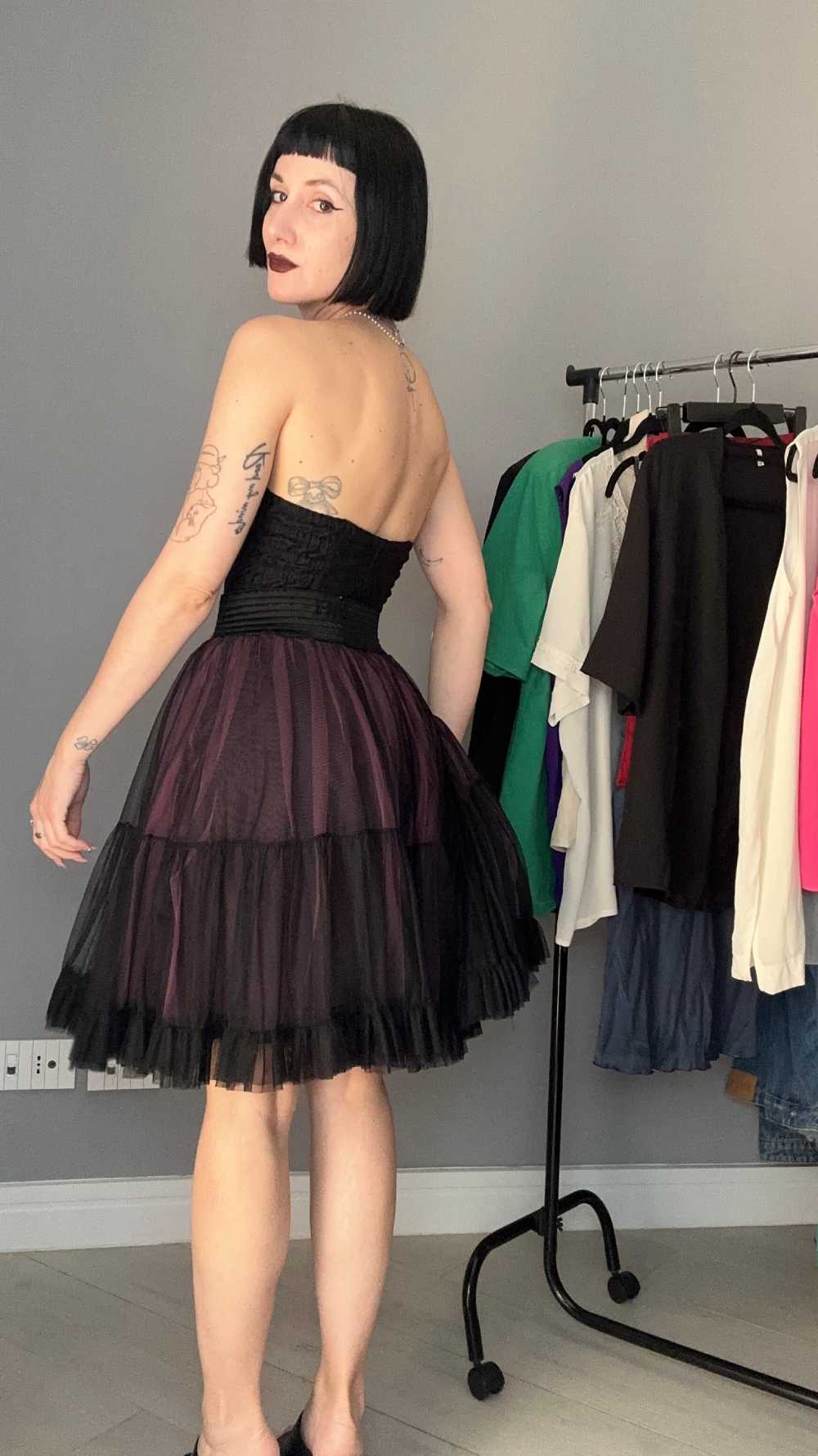 Rock romantic tulle skirt