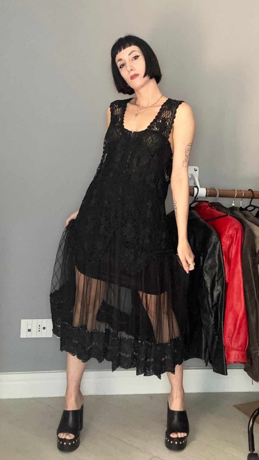 Gonna tulle e pizzo