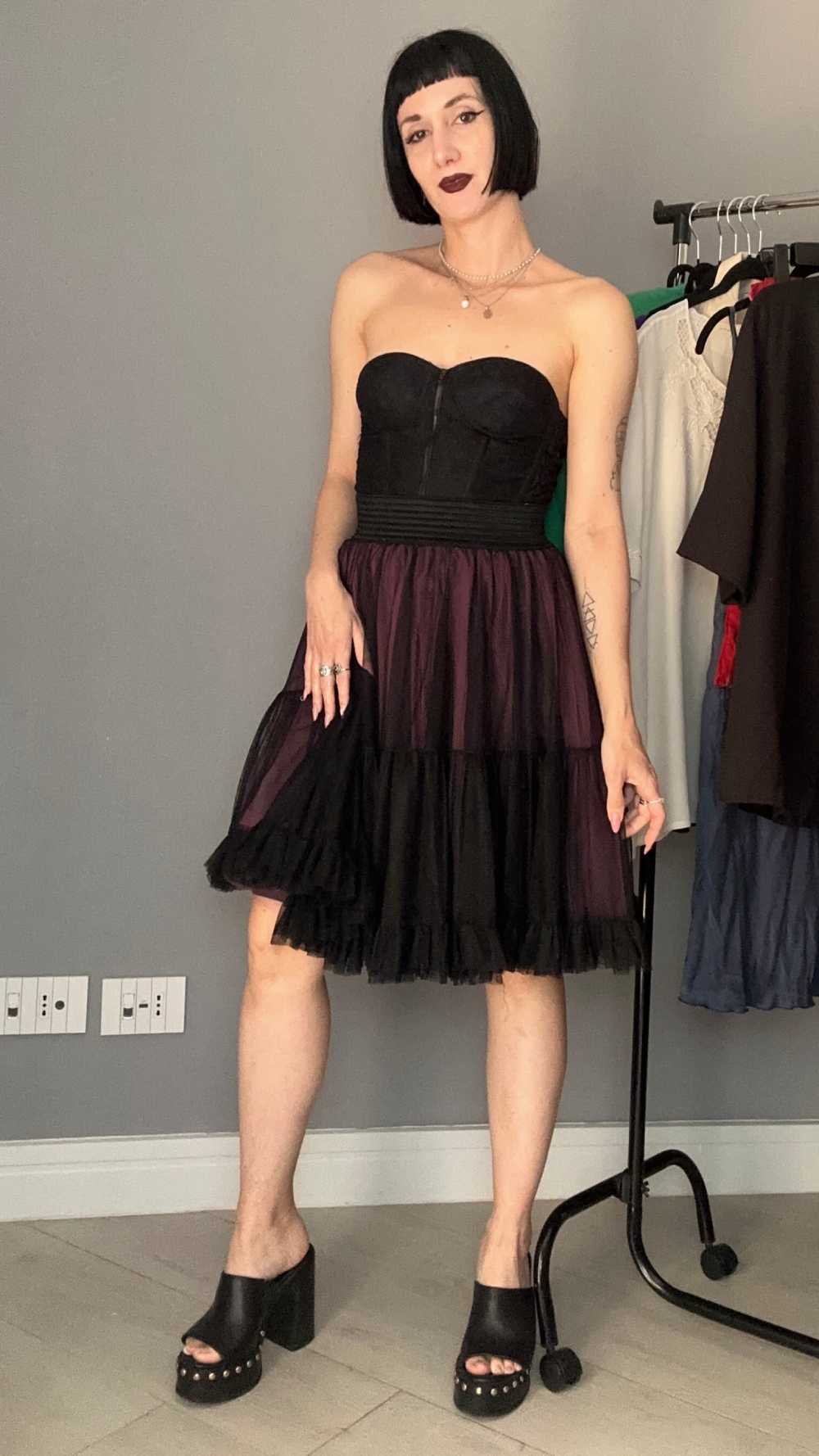 Rock romantic tulle skirt