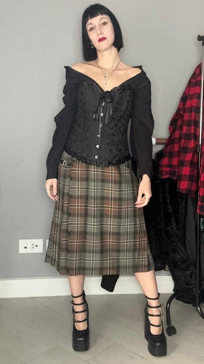 Kilt blu colomba