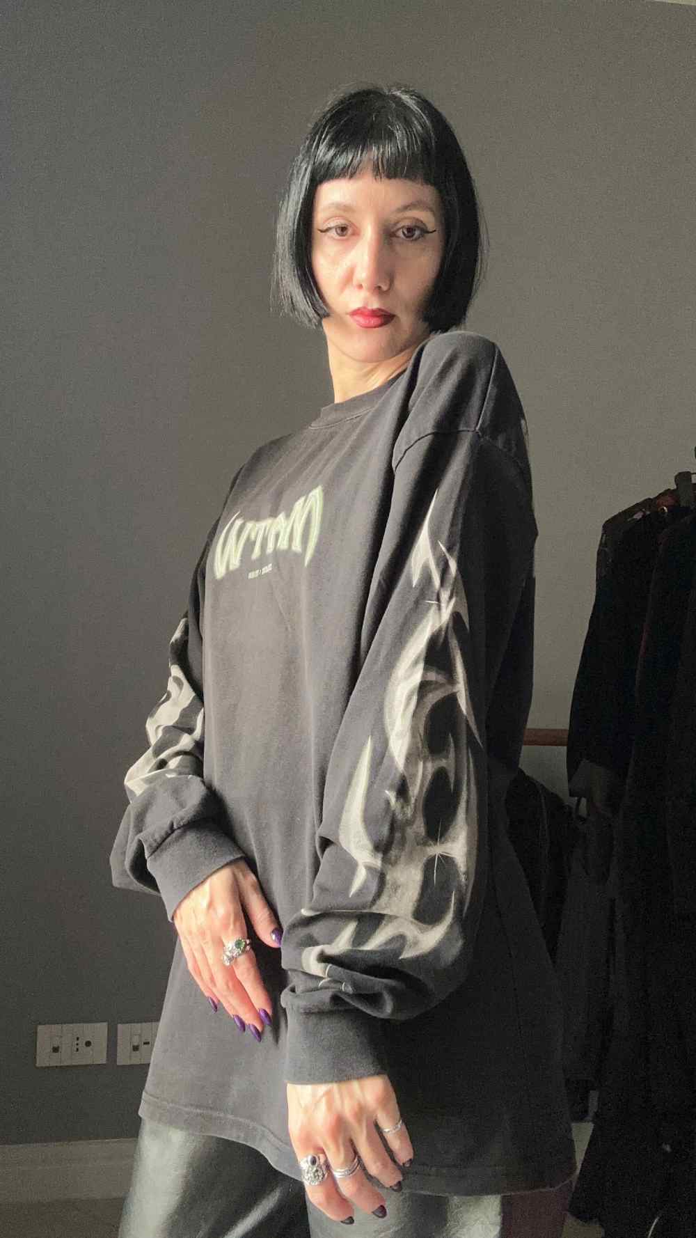 Maglia manica lunga Goth