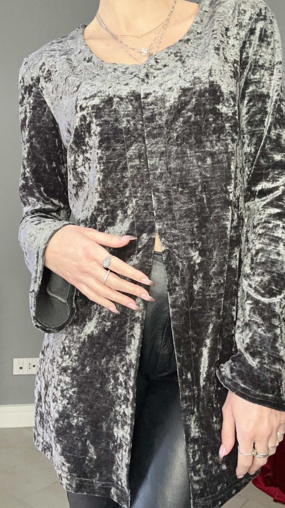 Maglia in velluto