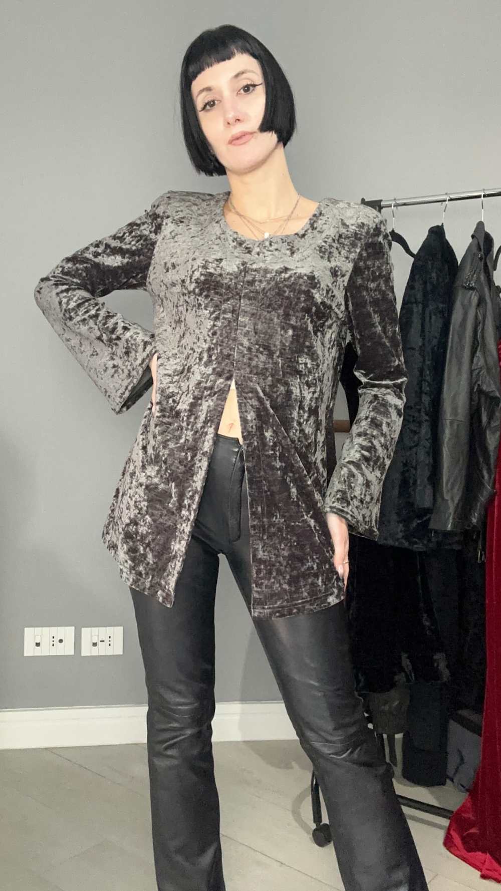 Maglia in velluto