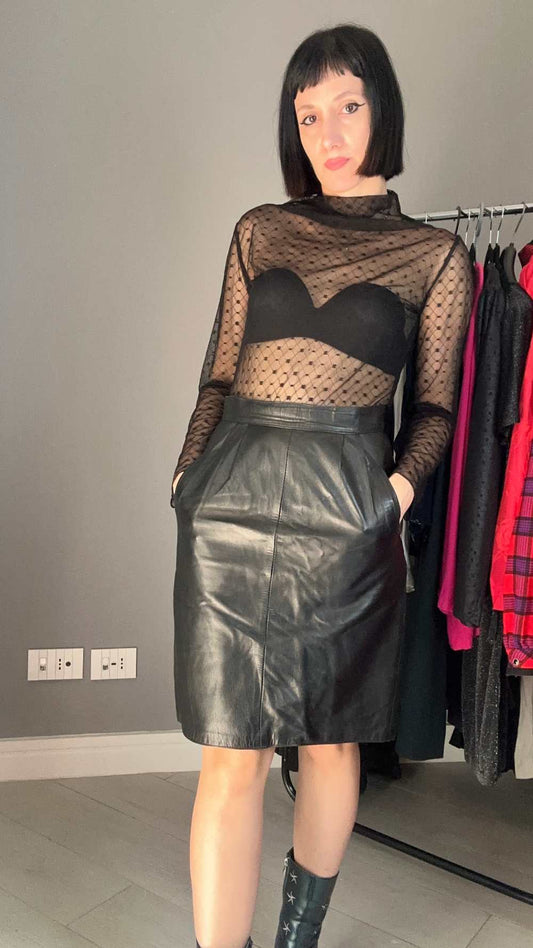 Gonna vera pelle Noir