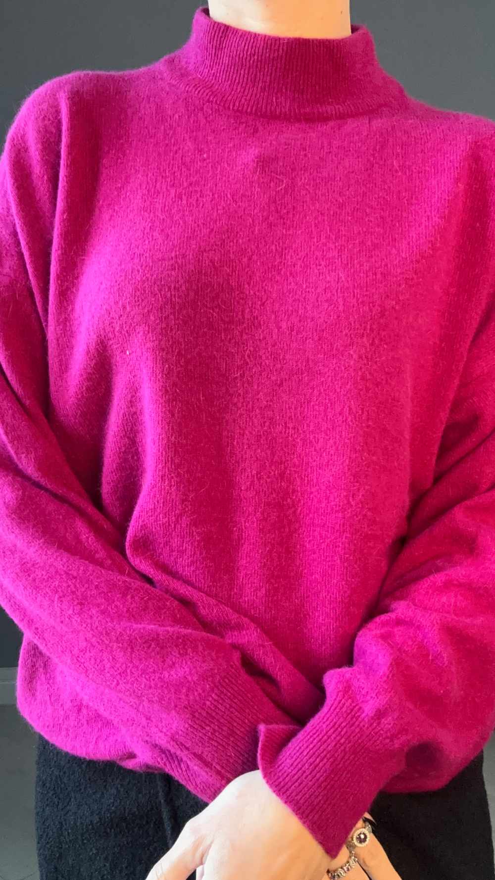 Maglione fucsia